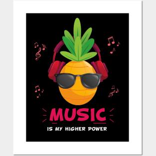 Music is My Higher Power Posters and Art